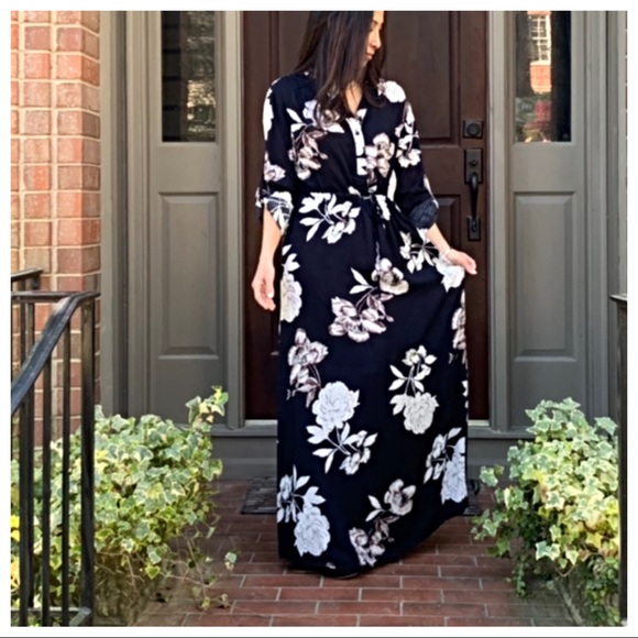 ✨PARIS✨LAST ONE✨Gorgeous Tie waist maxi dress - Picture 7 of 8